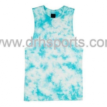 Sunset Shred Club Tie Dye Singlet Manufacturers, Wholesale Suppliers in USA